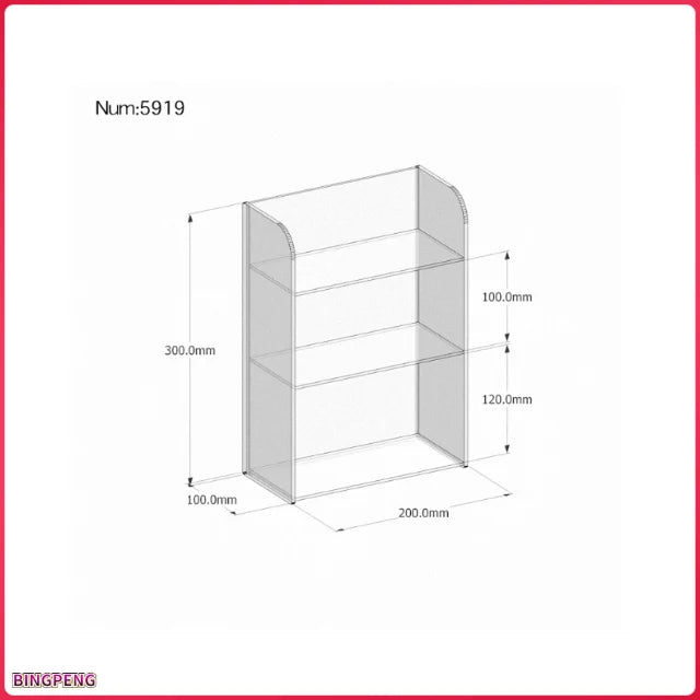 Clear Acrylic Multi-layer Tier Display Case with Door Storage Box for Model Cars Building Blocks Figures Collectibles