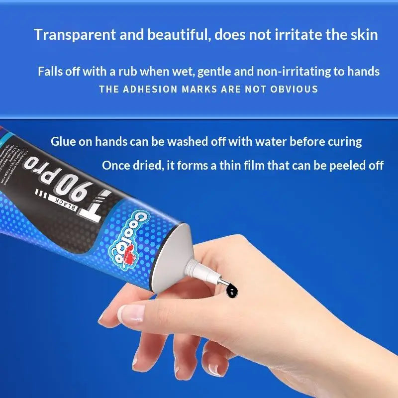 1/5Pcs 18ml 55ml Speaker Repair Glue Strong Adhesive Black for Foam Side Dust Cap Rubber Edge Cone Basin Loudspeaker Repair