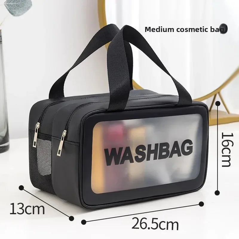 Waterproof Large Capacity Cosmetic Bag Separate Wet And Dry Travel Toiletry Storage Bag Portable Shower Makeup Storage Bag