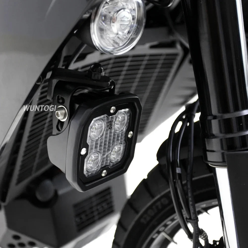 For PA 1250 S PAN AMERICA 1250 Pan American Accessories Fog Lights Auxiliary Bracket Motorcycle Driving Lamp Spotlight Bracket