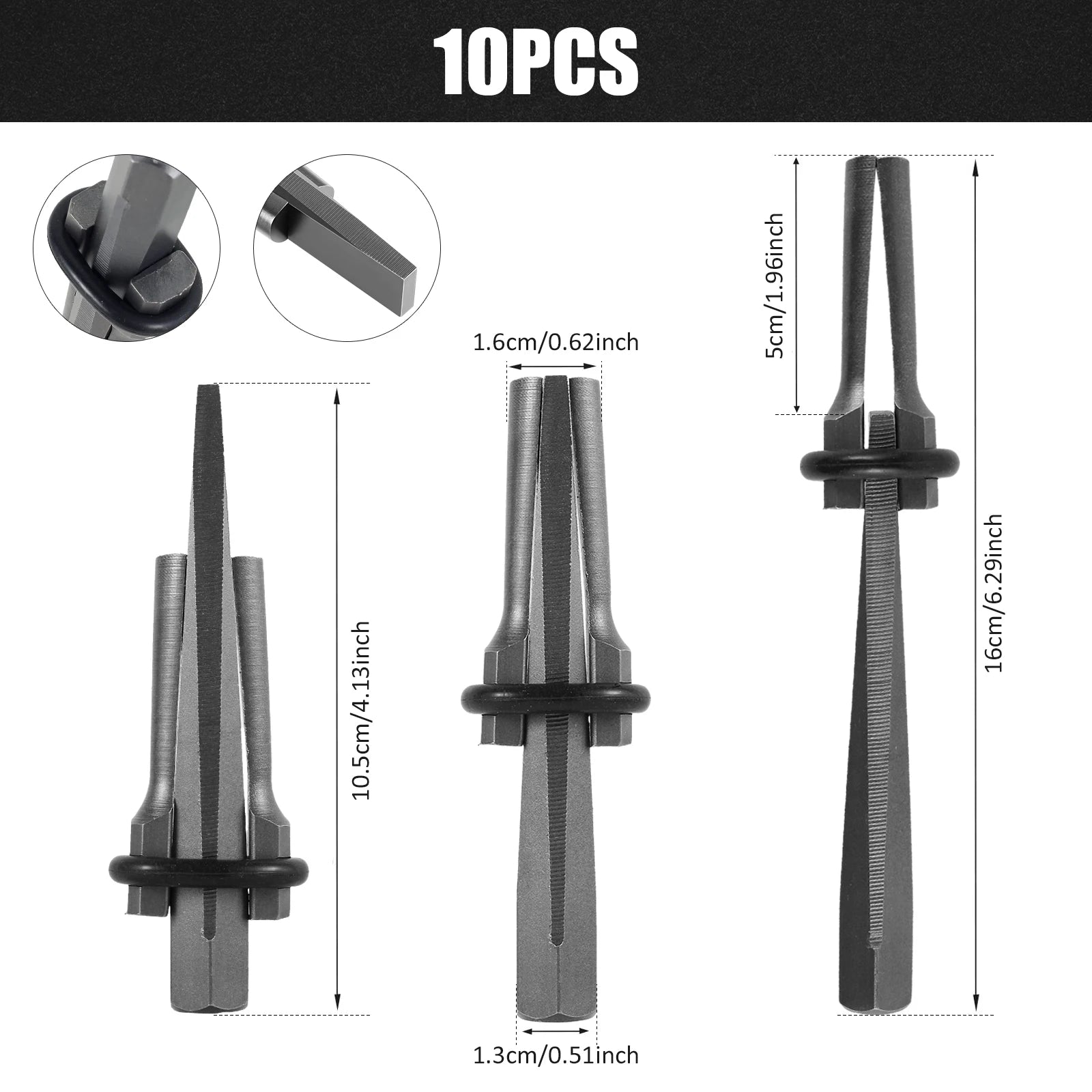 5/10Pcs Stone Splitting Tool Heavy Duty Steel Rock Splitters with Feathered Shims And Drill Guide for Granite Marble Demolition
