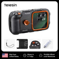 TELESIN Underwater Snorkeling Diving Phone Waterproof Case Universal Underwater Photo & Video Diving Housing Handle Grip