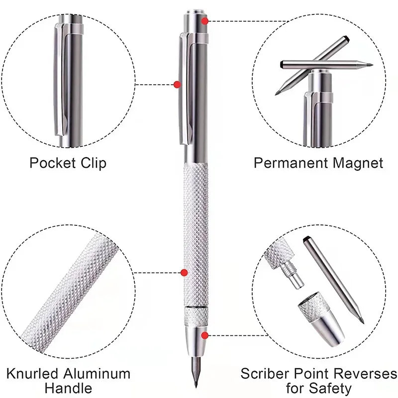 Diamond Scribing Pen Tungsten Carbide Tip Carbide Engraving Pen Tungsten Carbide Nib Stylus Pen For Glass Ceramic Metal Marking