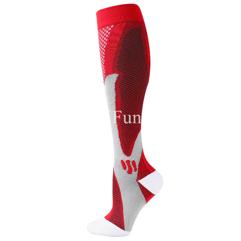 1 Pair Compression Socks Women And Men Stockings Best Medical Nursing Hiking Travel Flight Socks Running Fitness Socks