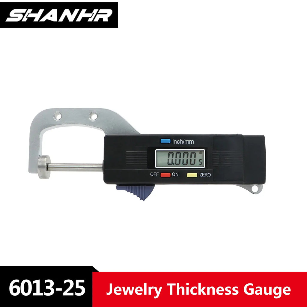 SHANHR Horizontal Thickness Gauge 0-25mm Electronic Thickness Gauge Measuring Tool