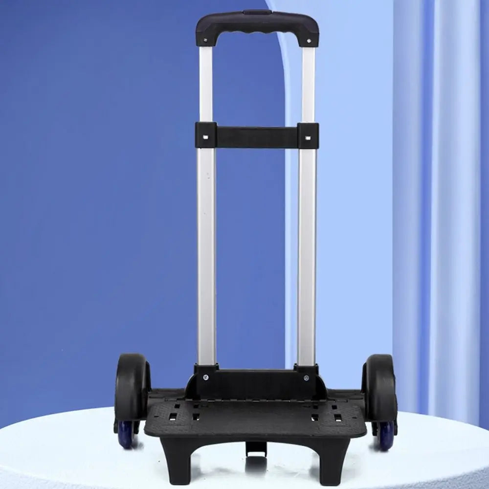 Portable 2 Wheel Luggage Travel Hand Cart Pullling Rod Carrier Trolley Rack Pet Bag Student Backpack