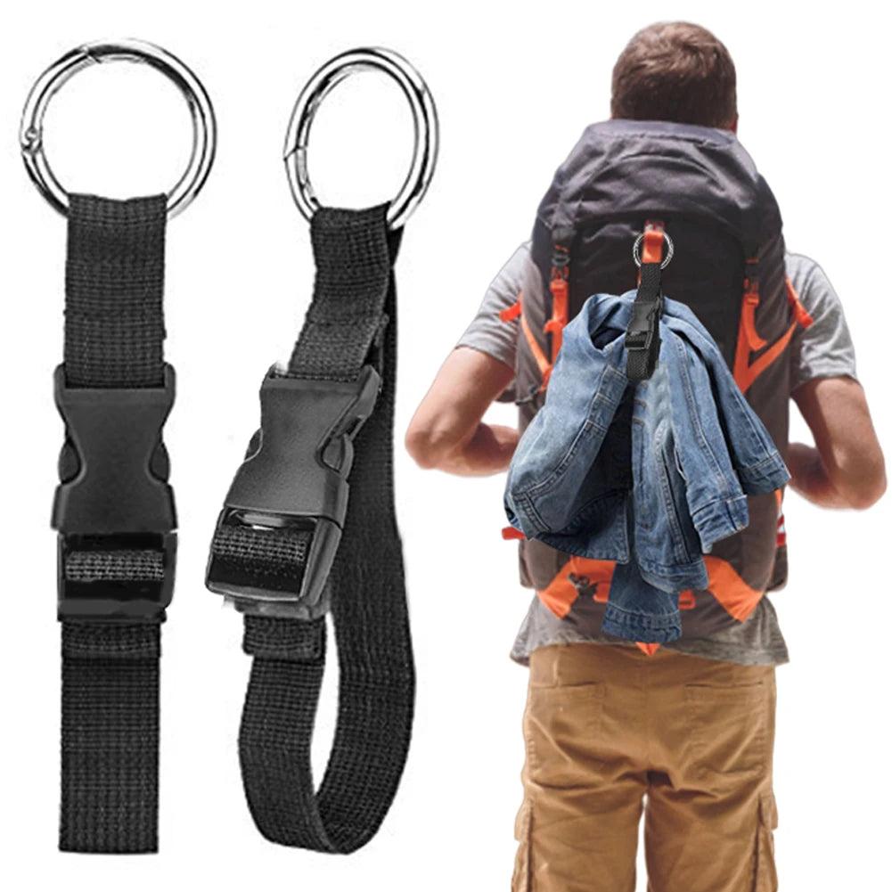 Travel Luggage Fixed Strap Backpack External Strap Portable Strap With Release Buckle Add-A-Bag Luggage Strap Belt Jacket Holder