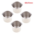 Stainless Steel Poker Table Cup Holder Inserts Recessed Cup Drink Holder for Car Boat Truck Water Bottle Holder