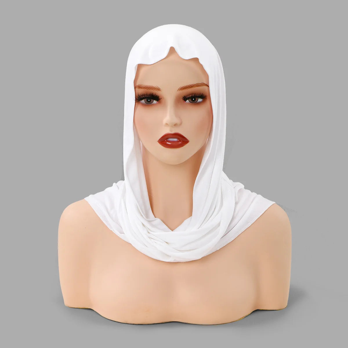 New Modal Jersey Instant Hijab Woman Muslim Underscarf Caps Cotton Stretch Hat Islam Turban Bonnet Foulard Cross Headscarf