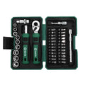SATA Ratchet Wrench and Screwdriver Multi Kit 6.3mm  DIY Household Repair Tools Magnetic Screw Driver Bits Set Hand Tools
