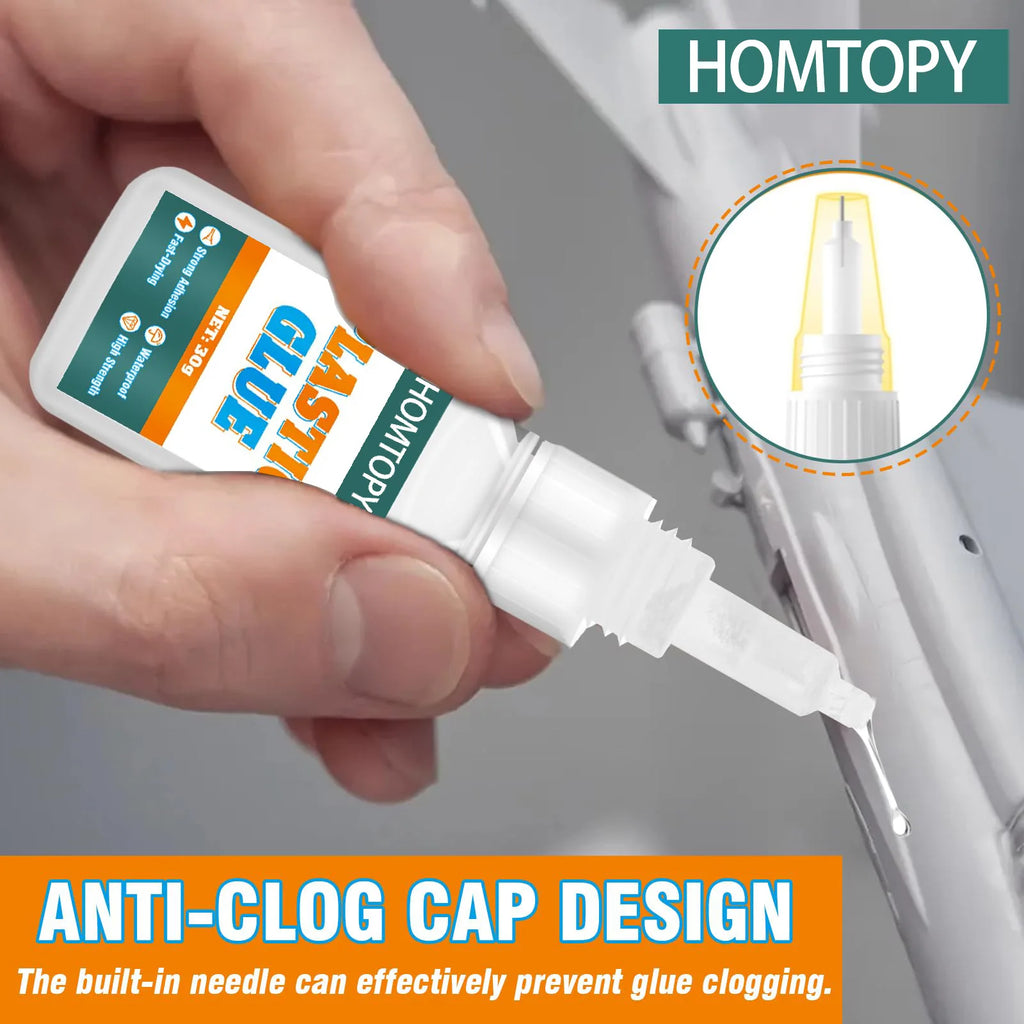 New Type Welding Super Glue Oily High Viscosity Quick-Drying Universal Strong Adhesive Multi-Material Powerful Bonding Glue