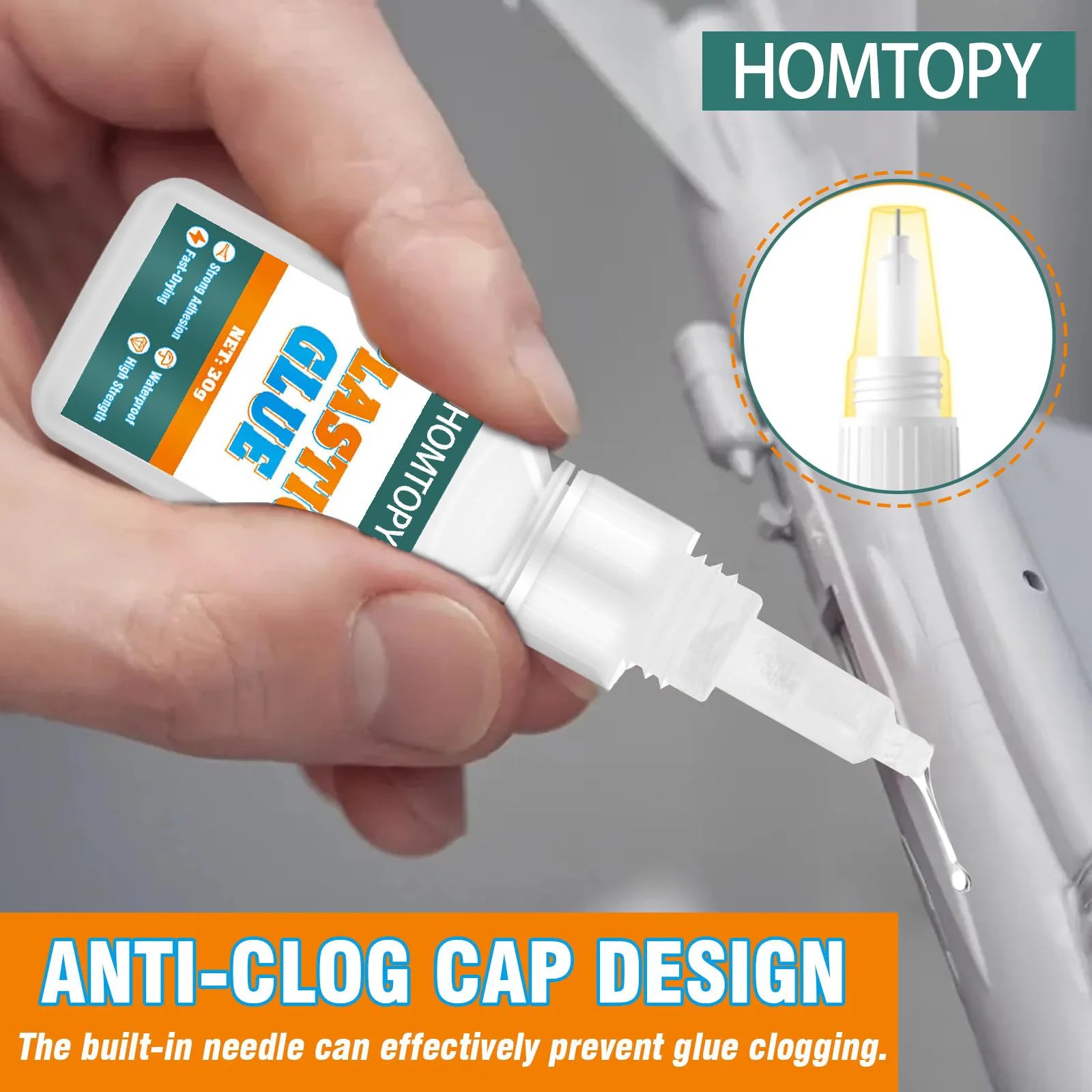 New Type Welding Super Glue Oily High Viscosity Quick-Drying Universal Strong Adhesive Multi-Material Powerful Bonding Glue
