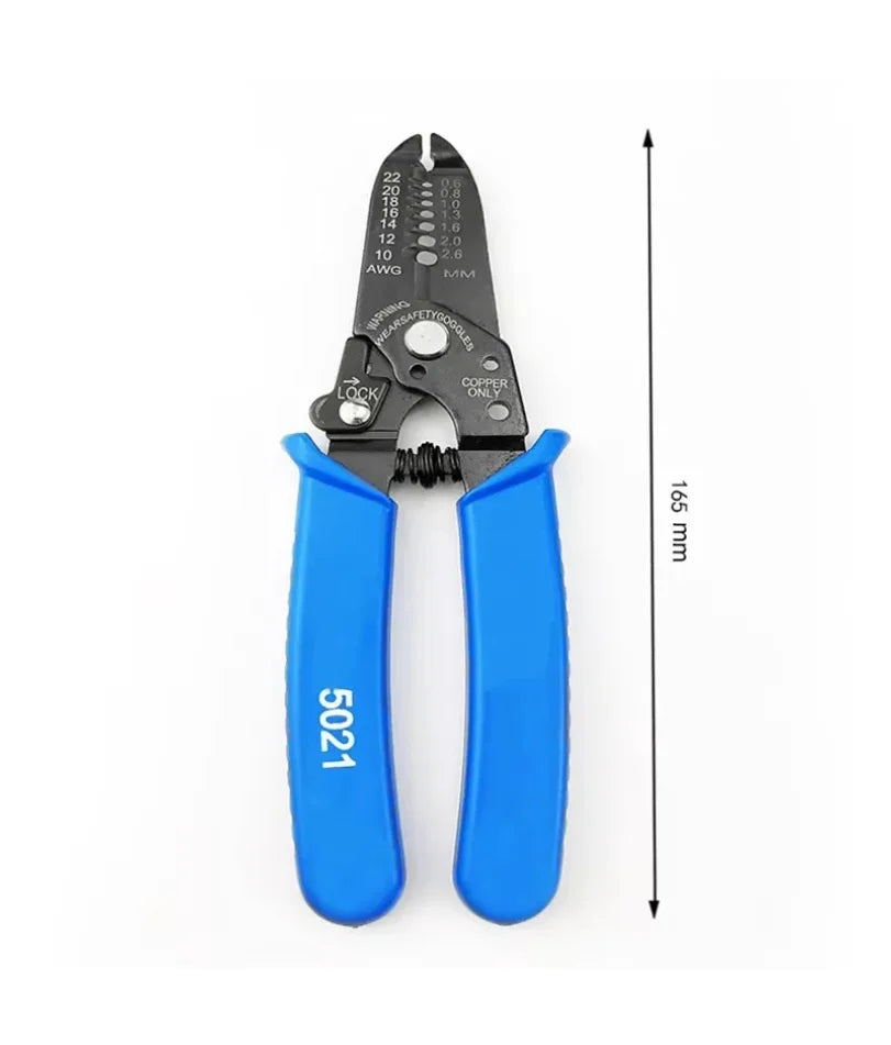6-in-1 Wire Stripper Tool, Wire Strippers, Wire Cutter Stripping Tool for Electric Cable Stripping Cutting and Crimping