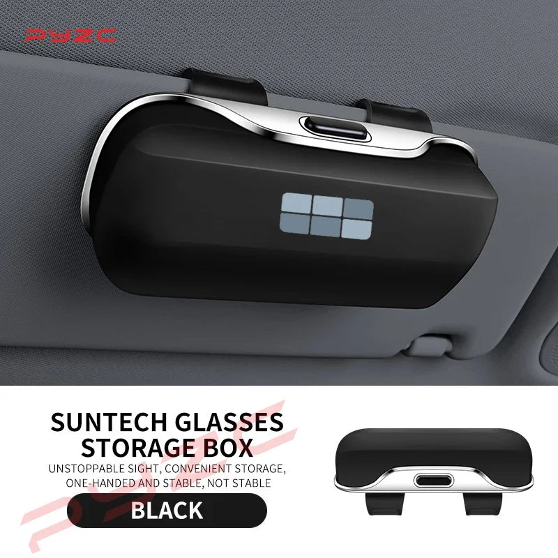 For Geely Galaxy GX3 Pro GC6 Atlas Coolray Cross Emgrand Accessories Car Visor Sunglasses Glasses Case Glasses Holder Clip Box