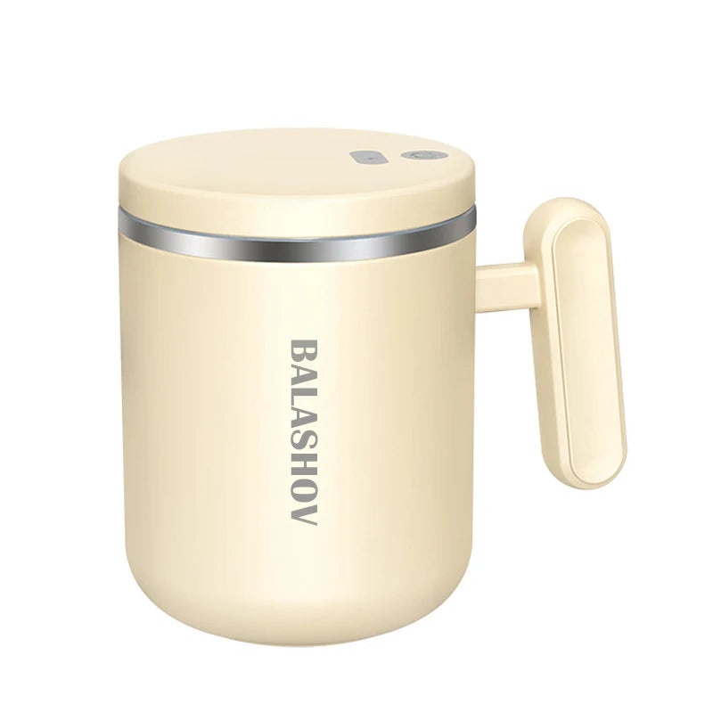 400ml Electric Automatic Self Stirring Cup Self Mixing Coffee Mug Glass Waterproof Protein Powder Stirrers for Home Office