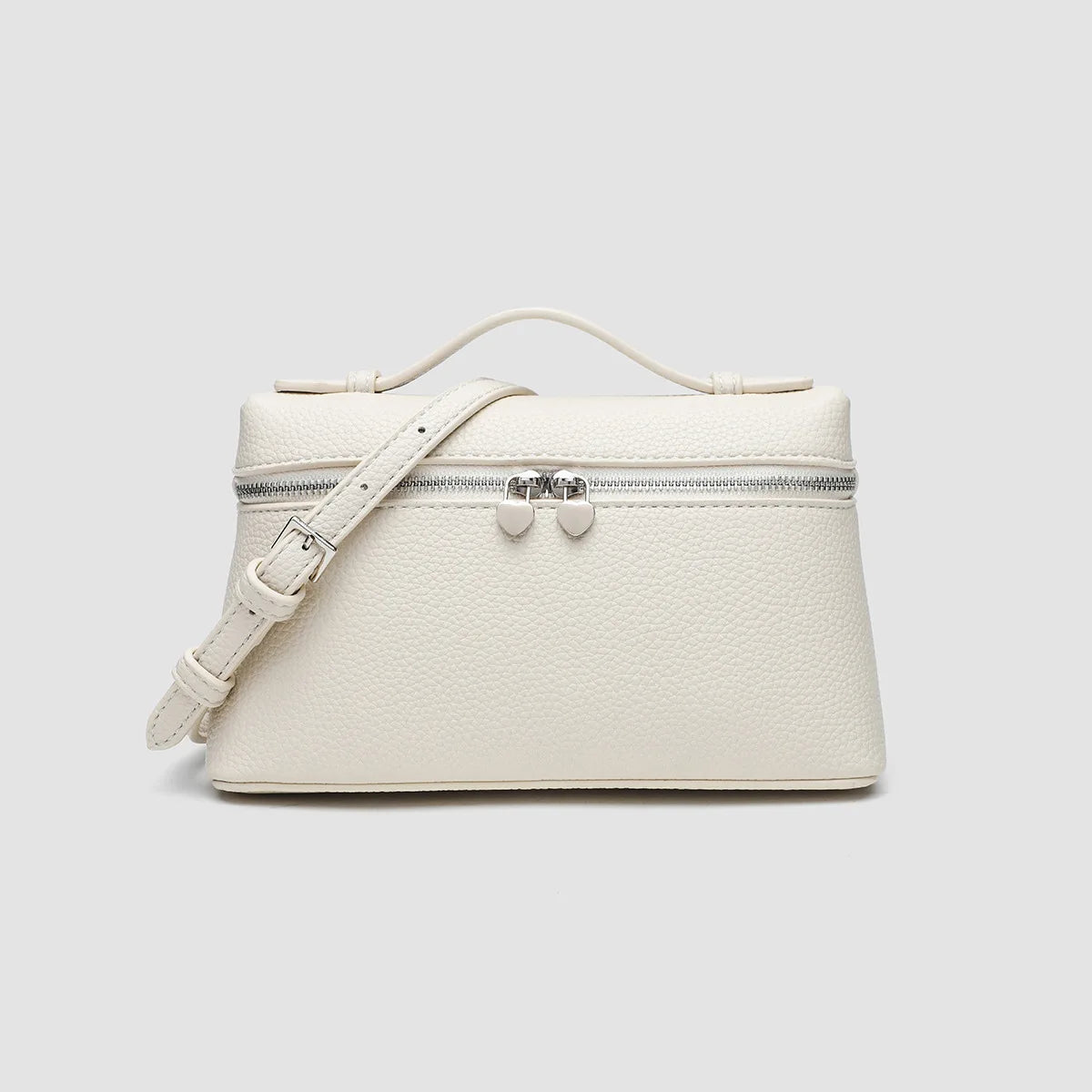Customized name: pu leather texture, ins style lunch box bag, women's bag, new ostrich pattern commuter handbag, crossbody bag