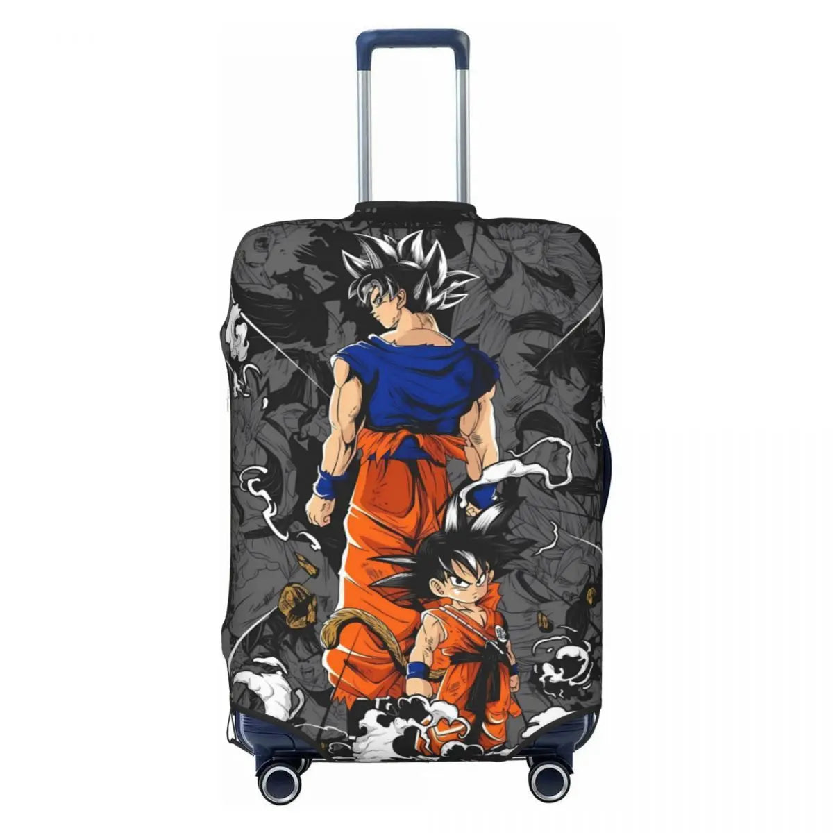 Kid Goku With Dragon Balls Dragon Ball Suitcase Cover Travel Flight Practical Luggage Accesories Protector