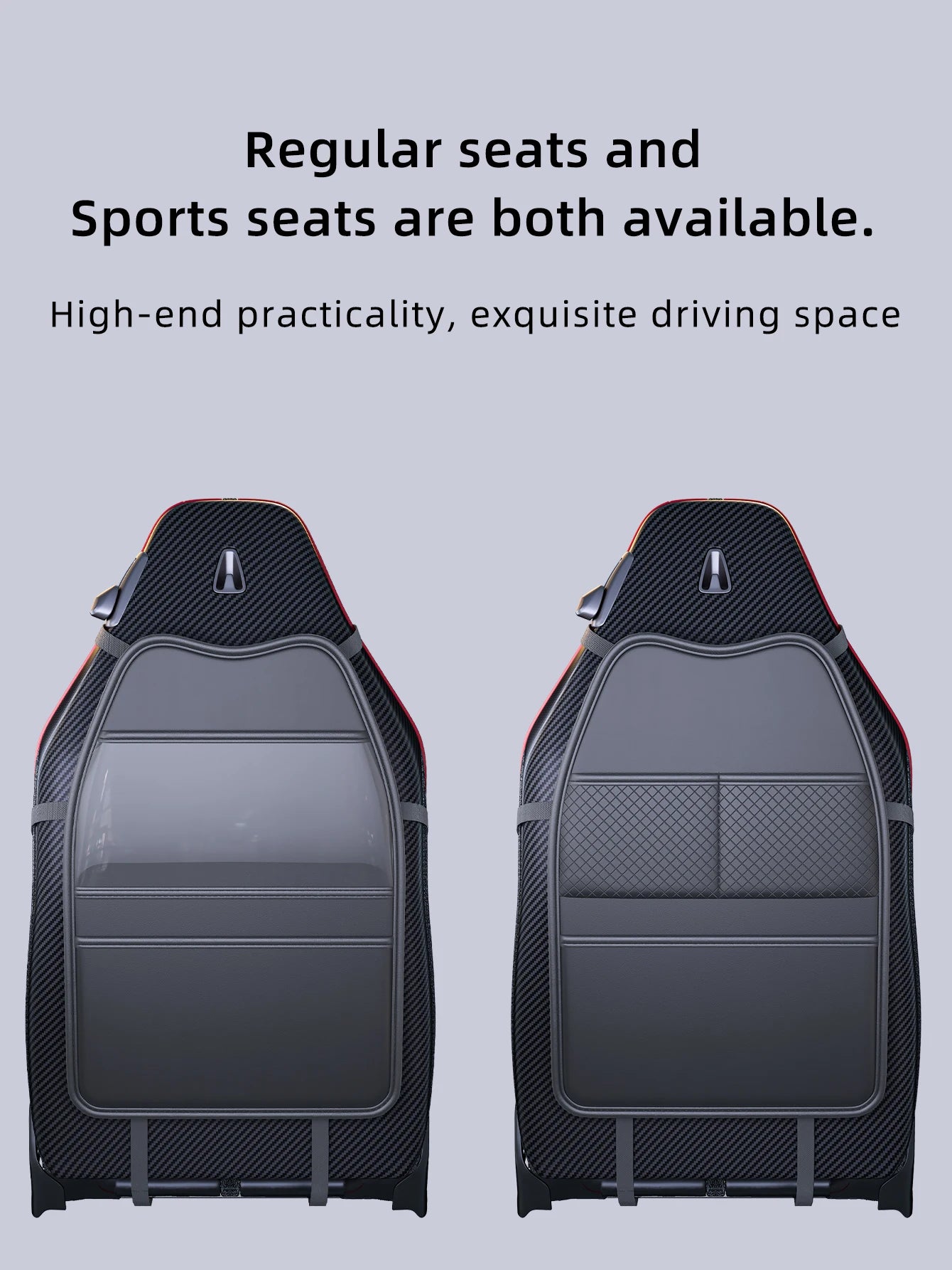 Practical multifunctional storage bag for car back, suitable for both regular and sport seats, high quality