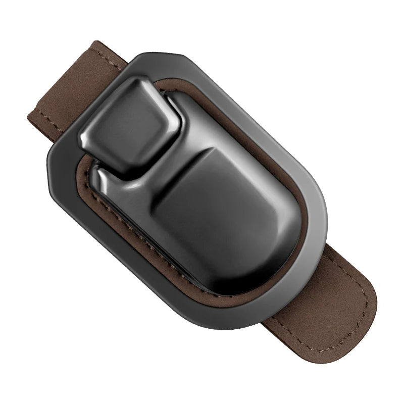 Universal Multifunction Suede Car Sun Visor Eyeglass Holder Glasses Storage Clip Sunglasses Holder Latest button style For Car