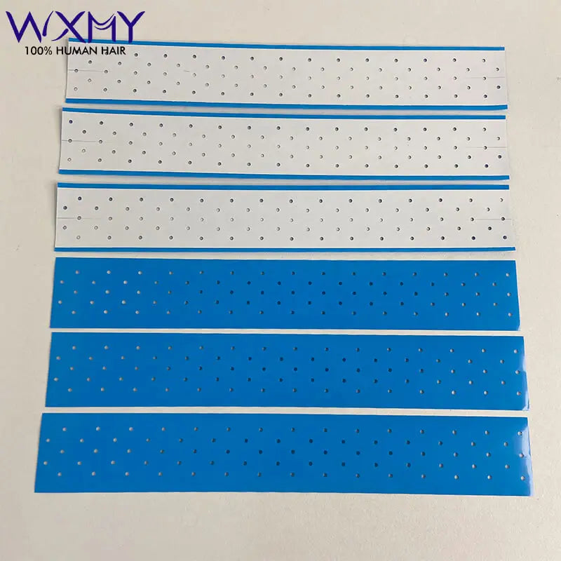 Extenda-Bond Plus Tape Blue Adhesive Walker Tape For Toupee Double-Sided Wig Tape Tabs With Breathing Holes For Lace Front Wigs