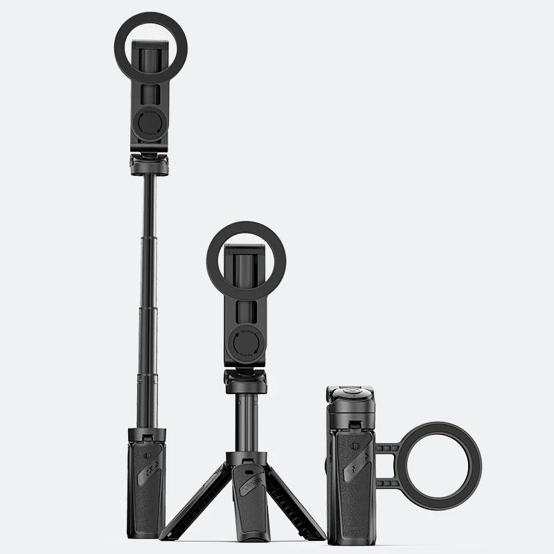 Ulanzi JJ03 Magnetic Phone Tripod Wireless Phone Grip Selfie Stick Desktop Tripod with Remote Control Photography Livestreaming