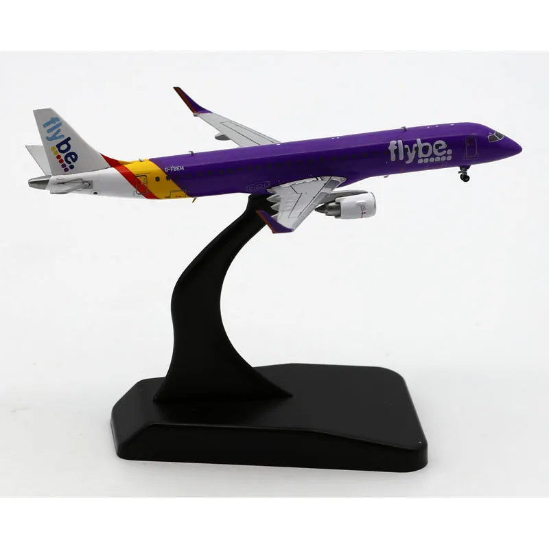 LH4233 Alloy Collectible Plane Gift JC Wings 1:400 Flybe Airlines Embraer ERJ 195 Diecast Aircraft Jet Model G-FBEM With Stand