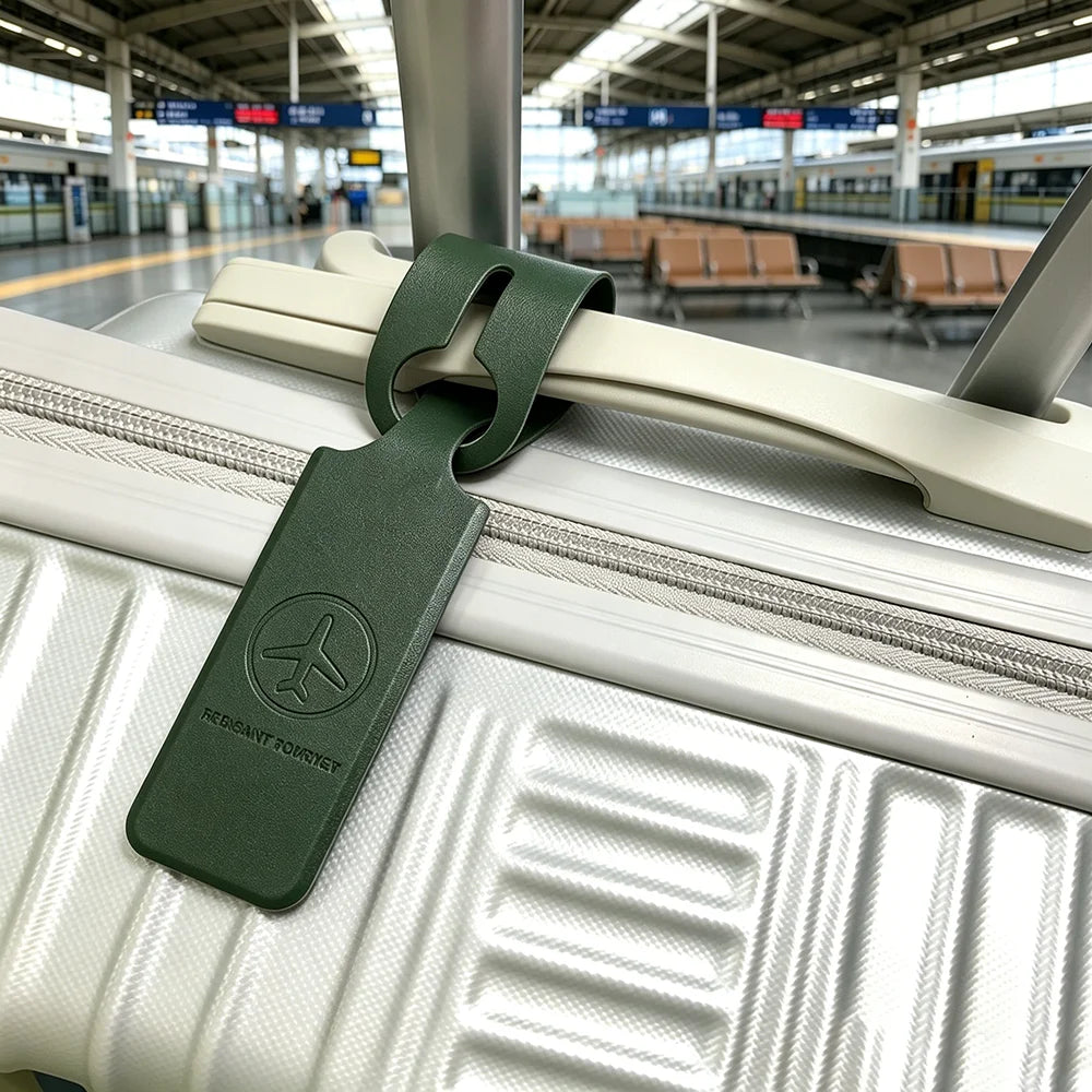5Pcs Random Color Travel Bag Tags, Travel Suitcase Luggage Tags, Business Trip Suitcase Check-In Tags, Anti-Lost Tags for Travel Bags S004287