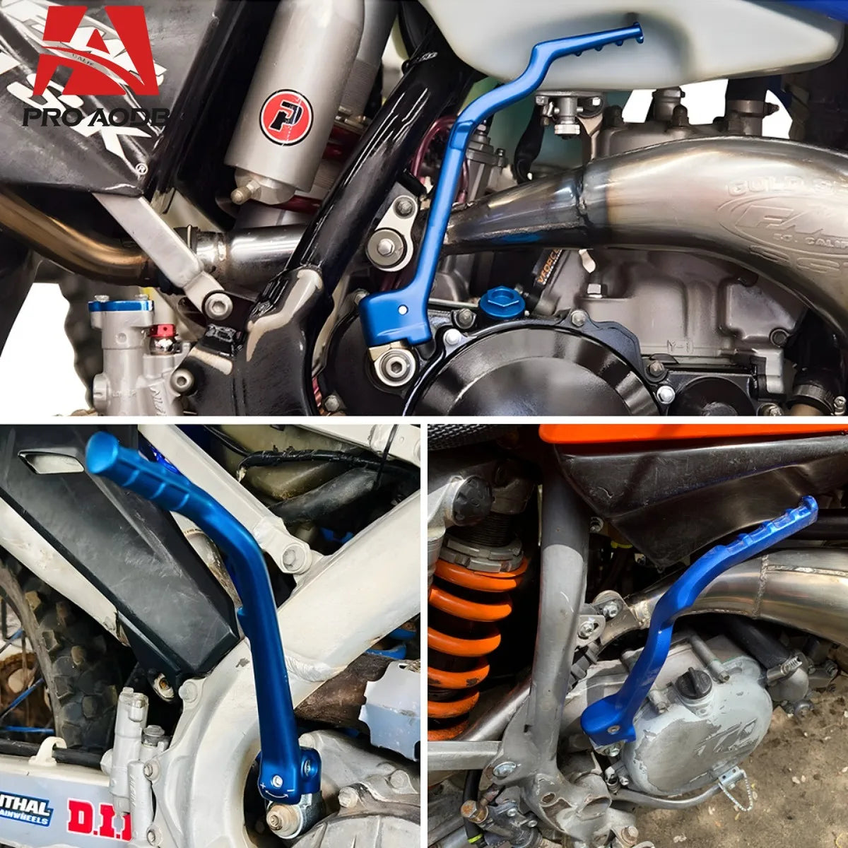 For Yamaha YZ125 YZ250 YZ250X YZ250F YZ450F YZ250FX YZ450FX WR250F WR450F Motorcycle CNC Forged Kick Start Starter Lever Peda