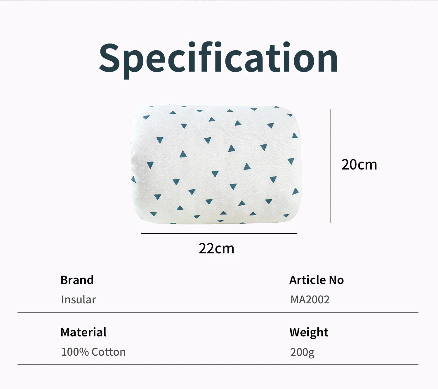 INSULAR Infant Soft Arm Pillow Baby Nursing Breastfeeding Pad Kids Anti Spitting Milk Head Cushion Hand Warmer Multi-functional
