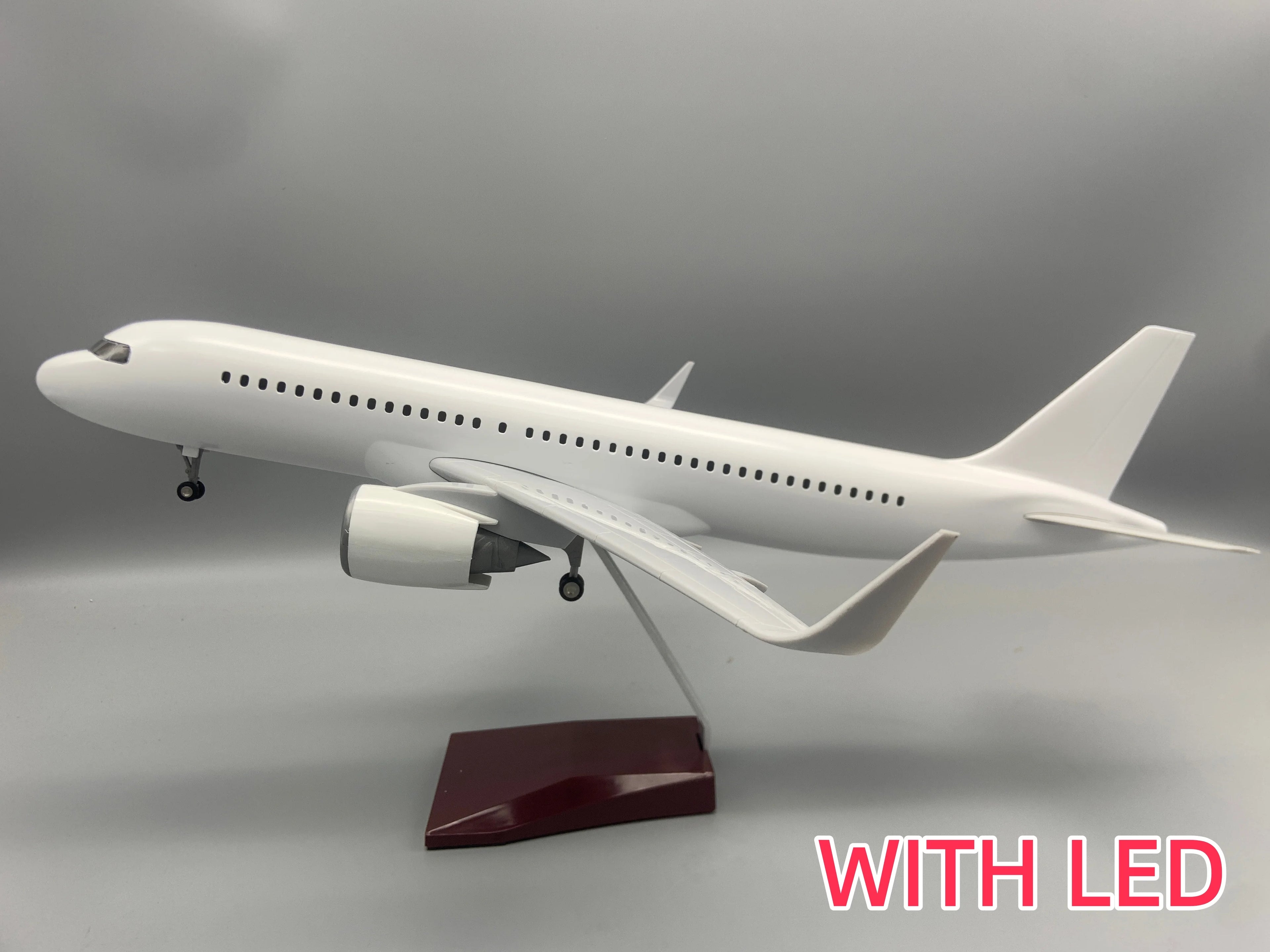 47CM Blank White DIY Airplane Model Kit for Handcraft & Collection B747/777/787/737/AN225/A330/320/C919 Unassembled Plane