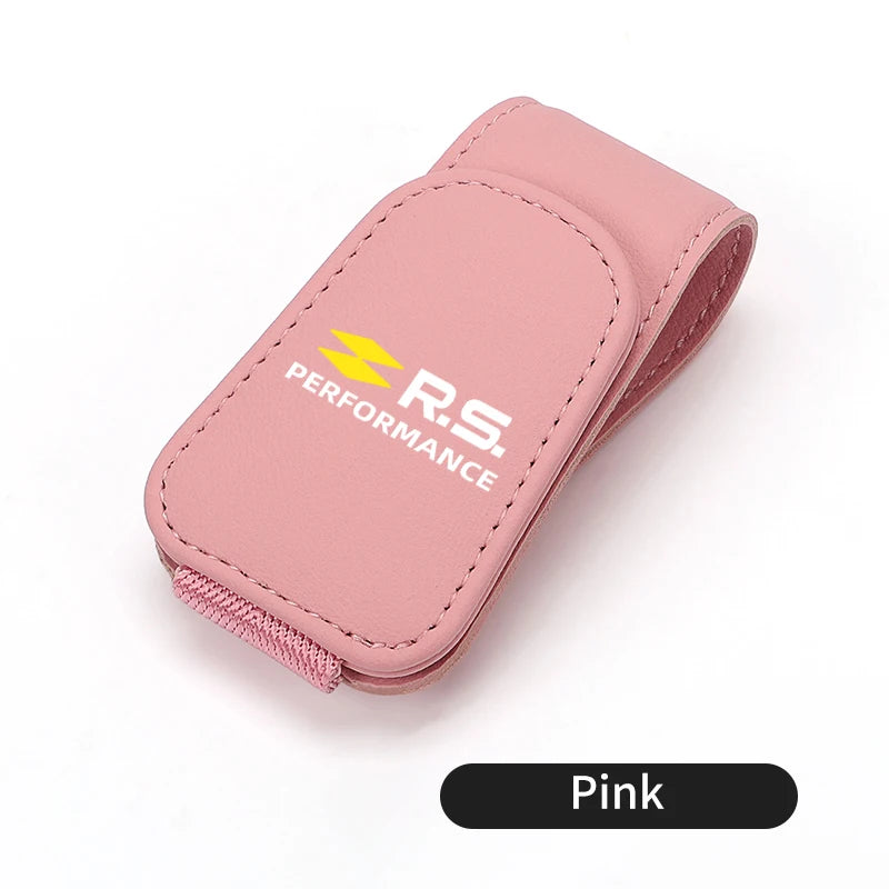 Magnetic Car Glasses Holder Sunshade Platep Card Ticket Clip For Renault Arkana Captur Twingo Talisman RS Line Logan Duster