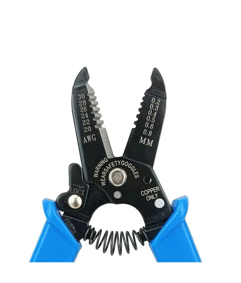 6-in-1 Wire Stripper Tool, Wire Strippers, Wire Cutter Stripping Tool for Electric Cable Stripping Cutting and Crimping