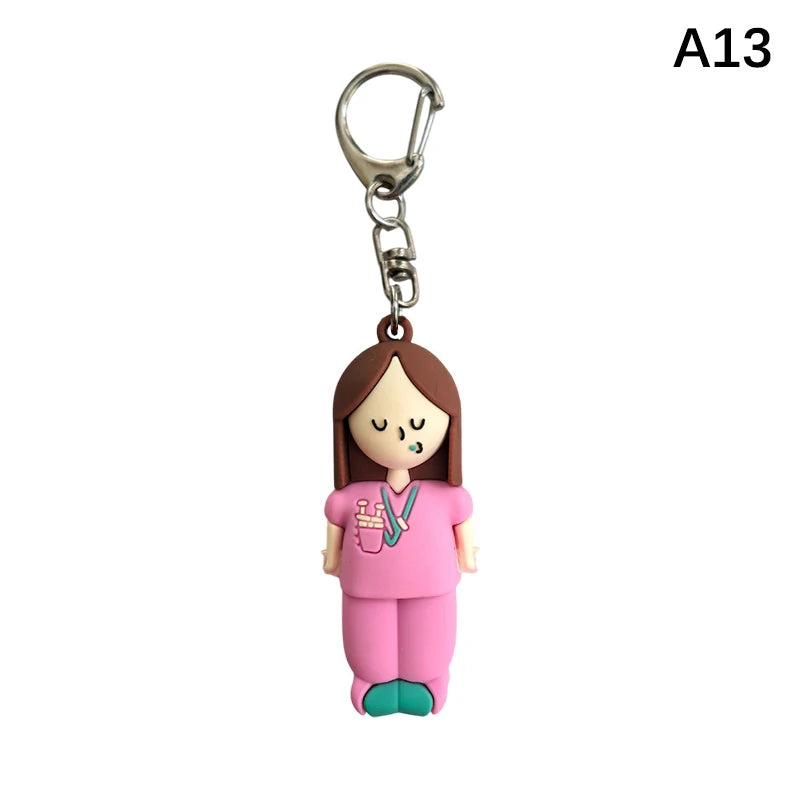 Ampoule Bottle Opener Keychain Syringe-Shaped Medication Vial Cutter Nurse Doctor Ampoule Bottle Breaker Aid Nurse Tool