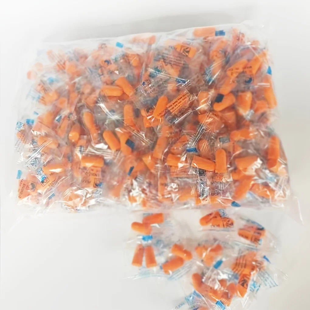 Anti-noise sponge earplugs PU foam anti-noise noise reduction sleep work noise reduction anti-noise snoring