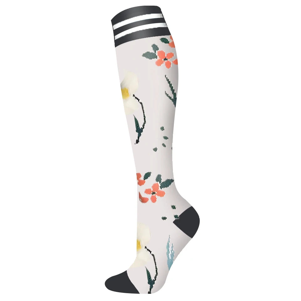 Men Women Compression Sock for Leggings Breathable Running Pressure Soccer Adult Edition Network Pressure Nurse Socks