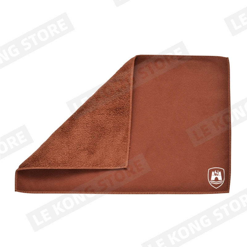 Car Wolfsburg Edition Logo Cleaning Drying Cloth Car Wash Towel Soft Wash Double Layer Rags For Touran Tiguan Golf Polo Jetta