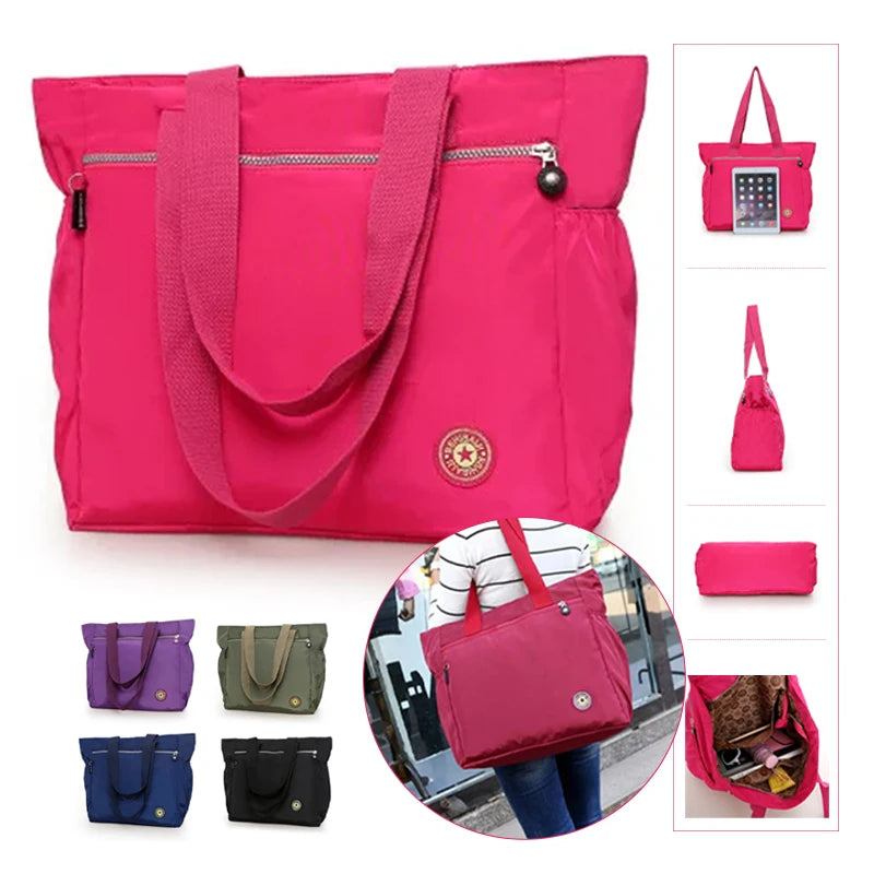 Waterproof Oxford Duffle Bag Large Capacity Women Travel Bags Shoulder Bag Valise Bolsa De Viagem Women's Handbags Shopping Bag