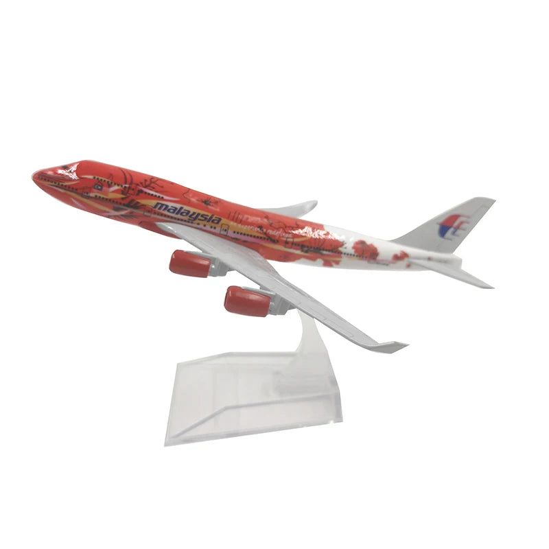 JASON TUTU  Aircraft Model Boeing 747 B787 B777 Planel Airplane Airbus A380 A320 Diecast Metal 1/400 Scale Planes Collect Gifts