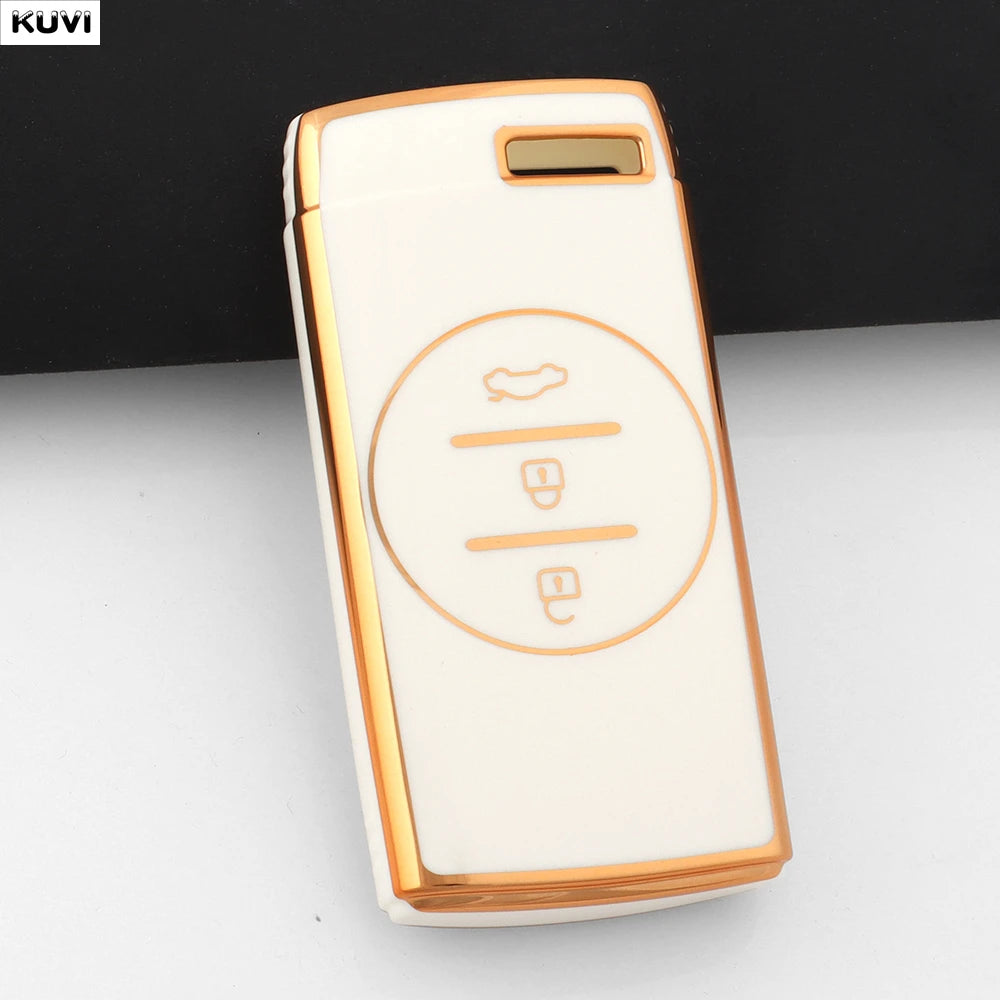 Pink TPU Car Remote Key Case Cover Fob Keychain Shell For Chery Tiggo 7 pro 8 Pro Exeed Tiggo 2 3x Arrizo 5 Pro Gx 5x EQ7 2021