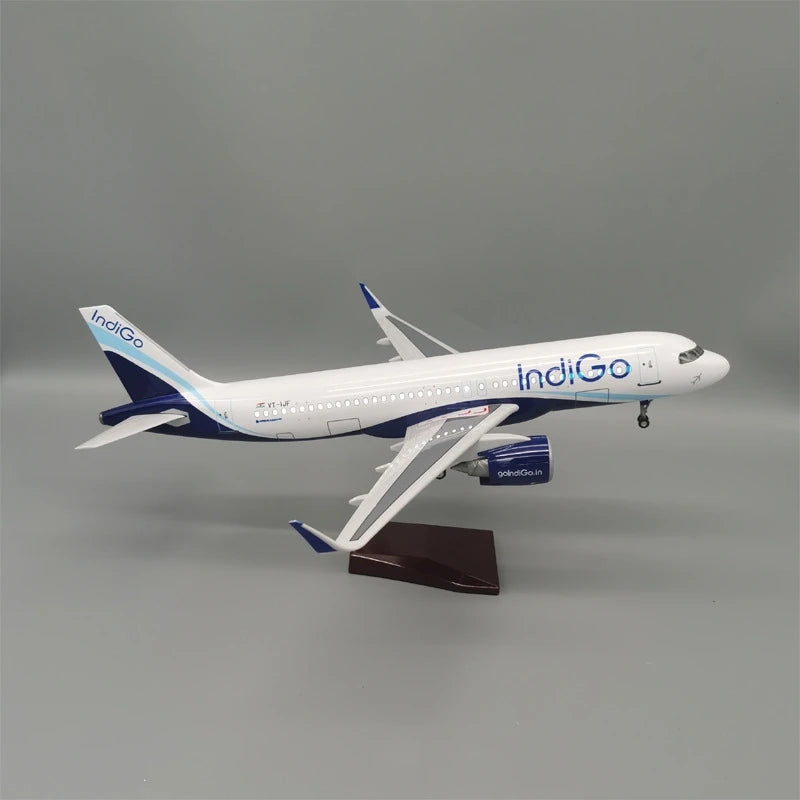 47cm Model Airplanes A320NEO Series 1/80 Scale Aircraft Resin Toy Planes Aviation Miniature Souvenir Plane Toy Christmas Gifts