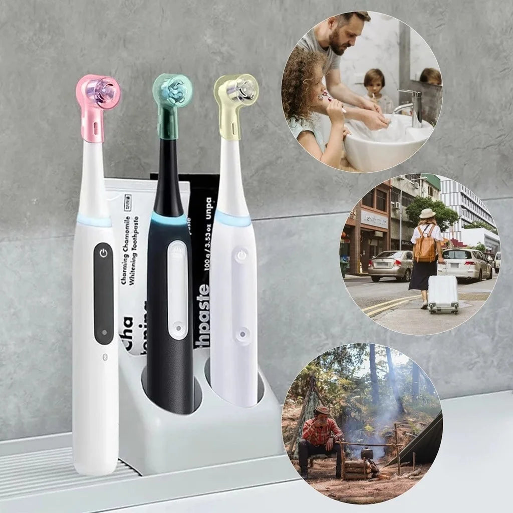S 2-8Pcs Colors Toothbrush Dustproof Covers Caps Compatible with Braun Oral B & iO Series Electric Toothbrush Head Protector