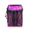 Holographic Crossbody Phone Bag Waterproof Small Shoulder Bag with Front Mesh Pocket Casual Travel Mini Messenger Pouch for Wome