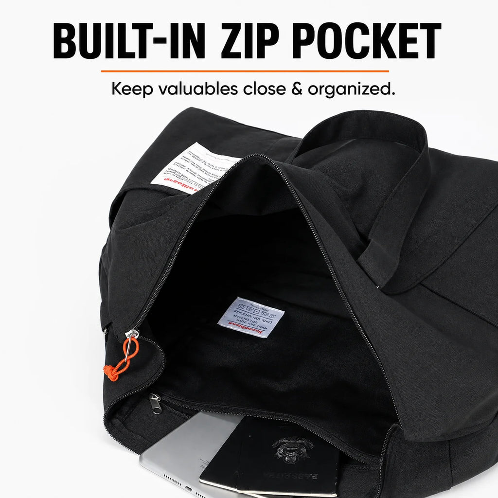 Large Capacity Travel Duffel Bag with Luggage Sleeve Multi-Pocket Weekender Bag for Women Men Trip Gym Fitness Yoga Bag