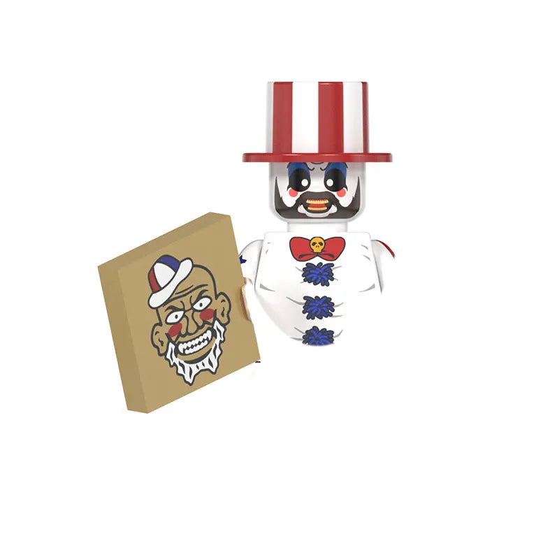 WM839 Horror Movie Zombie Building Blocks Bricks Dolls Mini Action Toy Figures Assemble Blocks Kids Gifts