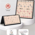 Portable Foldable Xiangqi Educational Strategy Chess Puzzle Game Learning Board Game Set Office