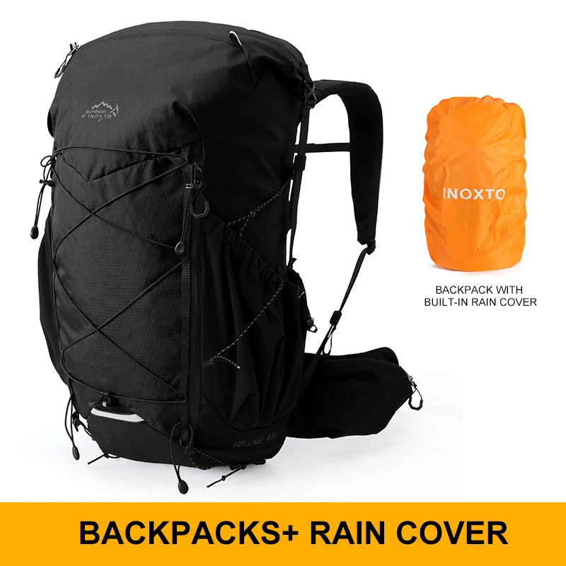 45L Hiking Internal Frame Backpacks with Rain Cover for Camping,Backpacking,Travelling