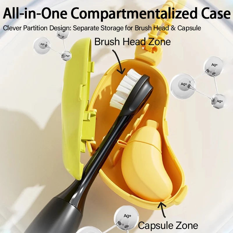 Banana Cover for Toothbrush Compact and Convenient Toothbrush Protector Travel Toothbrush Toothpaste Storage Box LXYJSN06