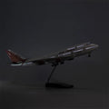 47cm Scale Airplanes India Airlines B747 Aircraft Model Resin Diecast Assemble Plane  With LED Lights Wheel Landing Gear