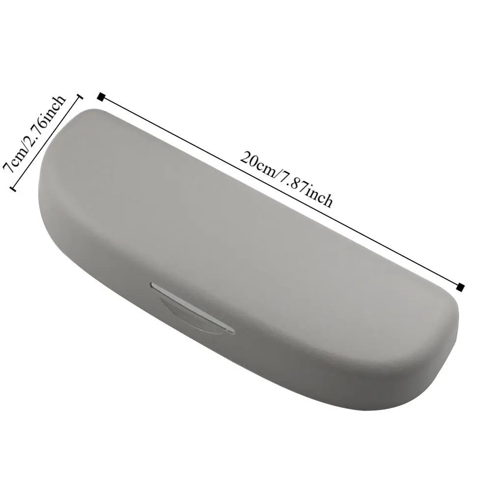 Universal Plastic Car Glasses Case Practical Suitable Sunglasses Holder Black Beige Spectacles Box Accessories
