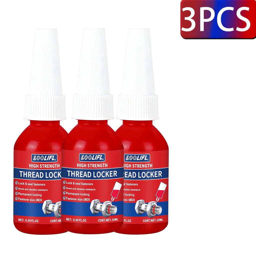 50ML 5PCS Threadlocker Screw Glue Quickly Cured Thread Locking Agent Anaerobic Adhesive Corrosion-Resistant Anti-Loosening Glue